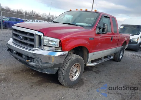 2003 Ford F-250 Lariat/Xl/Xlt из США, поврежденный, VIN 1FTNX21L23EA83721